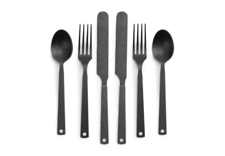 Compact Stainless Spoon Fork Set