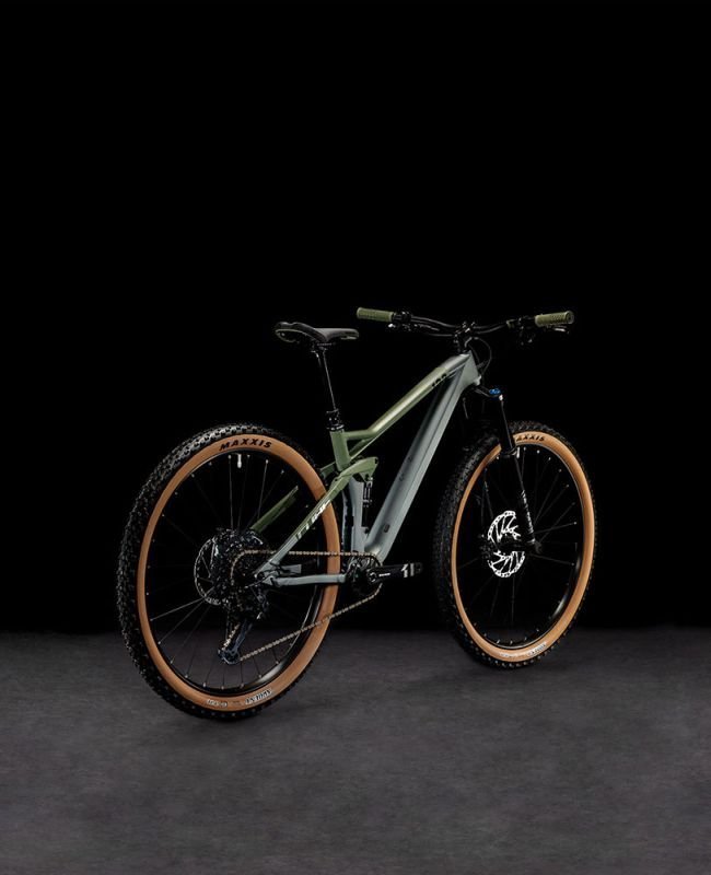 Cube Stereo ONE22 HPC TM 29 flashgrey´n´olive – Bild 2